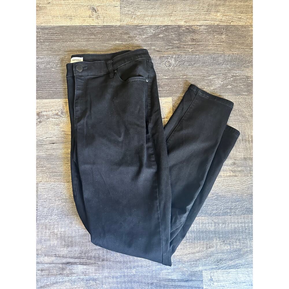 Lane Bryant Womens Black Magic Waistband Signature Fit Mid Rise Skinny Jeans 16
